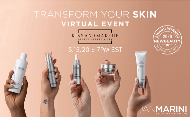 jan marini skin care virtual launch party invitation